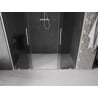 Mexen Velar Duo Schiebetüren für die Dusche 180 cm, Graphit, gebürsteter Nickel - 871-180-000-42-97