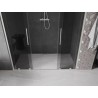 Mexen Velar Duo Schiebetür-Duschwand 170 cm, Graphit, gebürstetes Nickel - 871-170-000-42-97