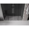 Mexen Velar Duo Schiebetüren für die Dusche 180 cm, Graphit, gebürsteter Nickel - 871-180-000-42-97
