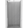 Mexen Velar L Schiebetür-Duschabtrennung 90 cm, transparent, Chrom - 871-090-003-01-01