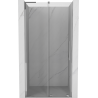 Mexen Velar L Schiebetür-Duschabtrennung 110 cm, transparent, Chrom - 871-110-003-01-01