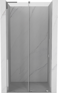 Mexen Velar L Schiebetür Duschwand 120 cm, transparent, Chrom - 871-120-003-01-01