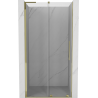 Mexen Velar L Duschschiebetür 100 cm, transparent, gold - 871-100-003-01-50