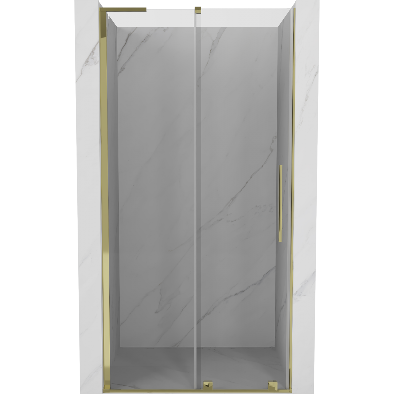 Mexen Velar L Schiebetür 110 cm, transparent, gold - 871-110-003-01-50