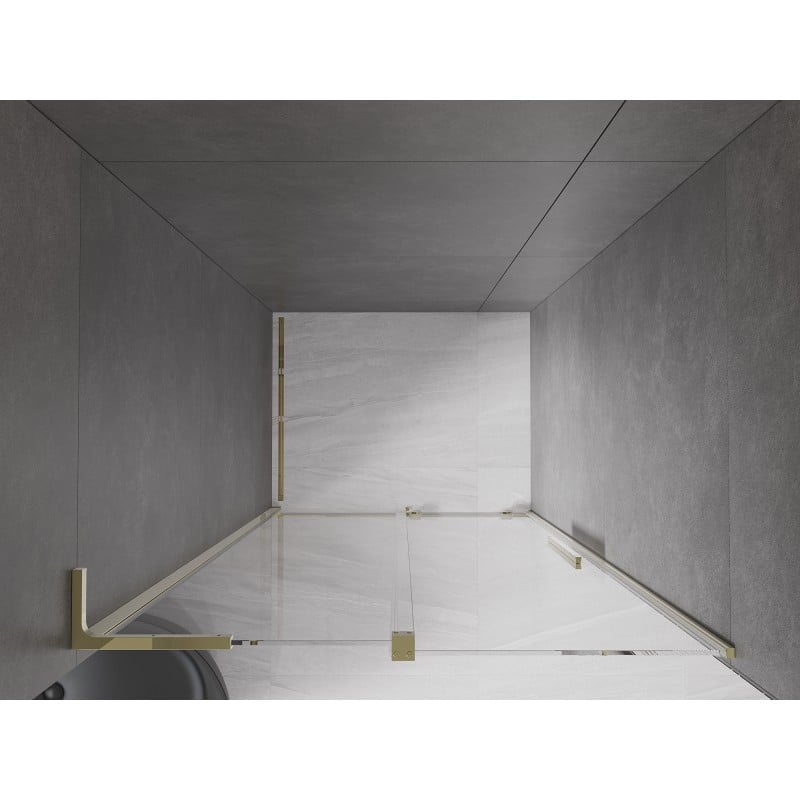 Mexen Velar L Schiebetür 110 cm, transparent, gold - 871-110-003-01-50