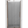Mexen Velar L Schiebetür für Dusche 100 cm, transparent, Roségold - 871-100-003-01-60