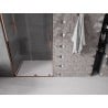 Mexen Velar L Schiebeduschtür 110 cm, transparent, Roségold - 871-110-003-01-60