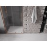 Mexen Velar L Duschschiebetür 90 cm, transparent, gebürstetes Kupfer - 871-090-003-01-65