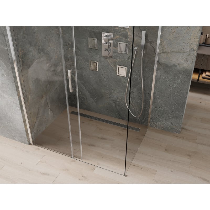 Mexen Omega Schiebeduschkabine 110 x 70 cm, transparent, chrom - 825-110-070-01-00