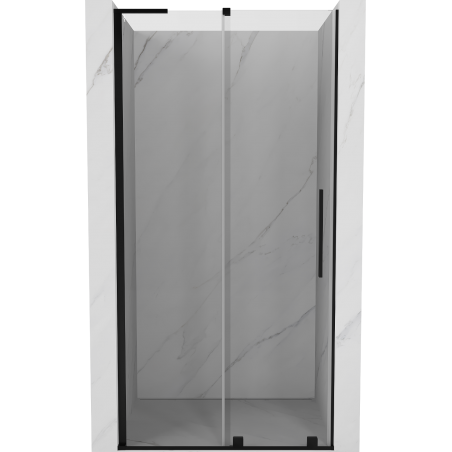 Mexen Velar L Schiebetüren 90 cm, transparent, schwarz - 871-090-003-01-70