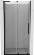 Mexen Velar L Schiebetüren 90 cm, transparent, schwarz - 871-090-003-01-70