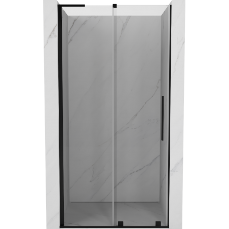 Mexen Velar L Schiebetür 100 cm, transparent, schwarz - 871-100-003-01-70