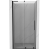 Mexen Velar L Schiebeduschtür 110 cm, transparent, schwarz - 871-110-003-01-70