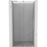 Mexen Velar L Schiebetür für Dusche 90 cm, transparent, gebürsteter Nickel - 871-090-003-01-97
