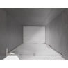 Mexen Velar L Schiebetür 110 cm, transparent, gebürsteter Nickel - 871-110-003-01-97
