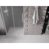 Mexen Velar L Schiebetür für Dusche 90 cm, satiniert, weiß - 871-090-003-31-20