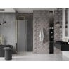 Mexen Velar L Schiebetür für Dusche 90 cm, mattiert, gold - 871-090-003-31-50
