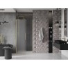 Mexen Velar L 90 cm Schiebetür für die Dusche, matt, gebürstetes Gold - 871-090-003-31-55