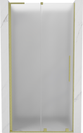 Mexen Velar L Schiebetüren für die Dusche 100 cm, mattiert, gold gebürstet - 871-100-003-31-55