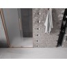 Mexen Velar L Duschabtrennung Schiebetür 90 cm, mattiert, gebürstetes Kupfer - 871-090-003-31-65