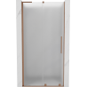 Mexen Velar L Schiebetür für Dusche 120 cm, Mattglas, gebürstetes Kupfer - 871-120-003-31-65