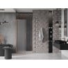 Mexen Velar L Schiebetür für Dusche 120 cm, Mattglas, gebürstetes Kupfer - 871-120-003-31-65