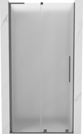 Mexen Velar L Schiebetür 120 cm, mattiert, Gun Metal - 871-120-003-31-95
