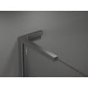 Mexen Velar L Schiebetür für Dusche 90 cm, Frostglas, Gun Metal - 871-090-003-31-95