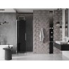 Mexen Velar L Schiebetür für Dusche 100 cm, Graphit, Chrom - 871-100-003-41-01