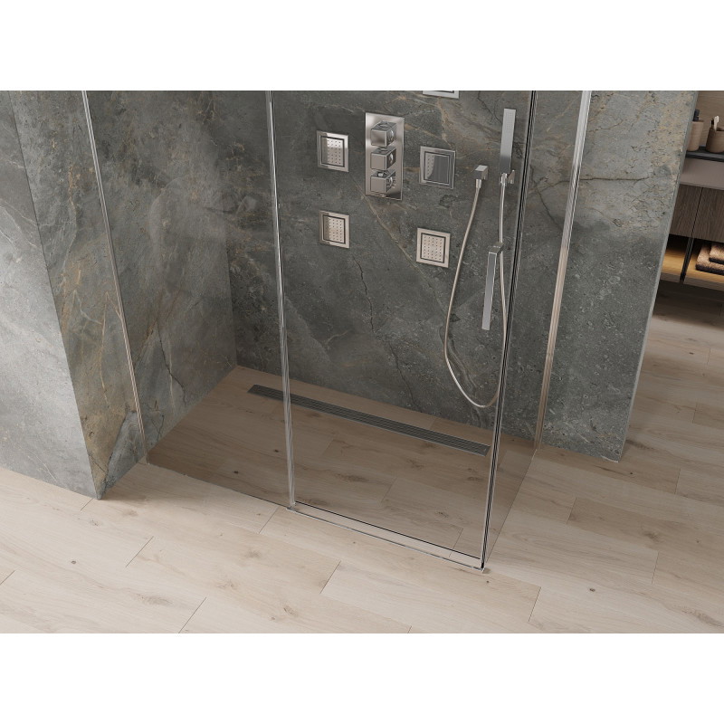 Mexen Omega Schiebeduschkabine 130 x 70 cm, transparent, chrom - 825-130-070-01-00