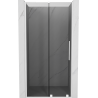 Mexen Velar L Schiebetür Duschwand 110 cm, grafit, weiß - 871-110-003-41-20