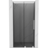 Mexen Velar L Schiebetüren für Dusche 120 cm, Graphit, Weiß - 871-120-003-41-20