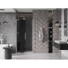 Mexen Velar L Schiebetür Duschwand 110 cm, grafit, weiß - 871-110-003-41-20