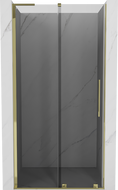 Mexen Velar L Schiebetür 100 cm, grafit, gold - 871-100-003-41-50