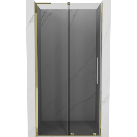 Mexen Velar L Schiebetür 110 cm, Graphit, Gold - 871-110-003-41-50