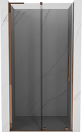 Mexen Velar L Schiebetür 110 cm, Graphit, Roségold - 871-110-003-41-60