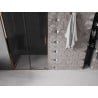 Mexen Velar L Schiebetür 120 cm, Grafit, Roségold - 871-120-003-41-60