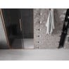 Mexen Velar L Duschschiebetür 90 cm, Graphit, gebürstetes Kupfer - 871-090-003-41-65