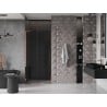 Mexen Velar L Schiebetür 120 cm, Grafit, Roségold - 871-120-003-41-60