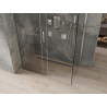 Mexen Omega Schiebetür-Duschkabine 140 x 70 cm, transparent, Chrom - 825-140-070-01-00