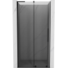 Mexen Velar L Schiebetüren für die Dusche 100 cm, Grafit, Schwarz - 871-100-003-41-70