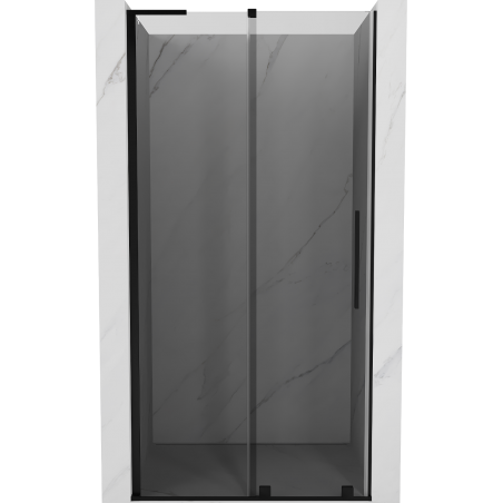 Mexen Velar L Schiebetür Duschwand 120 cm, Graphit, Schwarz - 871-120-003-41-70