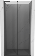 Mexen Velar L Schiebetür 90 cm, Graphit, Gun Gray gebürstet - 871-090-003-41-66