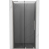 Mexen Velar L Duschschiebetür 90 cm, Grafit, Gebürsteter Nickel - 871-090-003-41-97