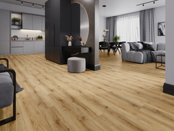 Mexen Beaver Creek Probe von SPC-Vinylpaneelen 6,5 mm, IXPE-Unterlage 1,5 mm, 4 V-Fuge, Eiche - F1002-S