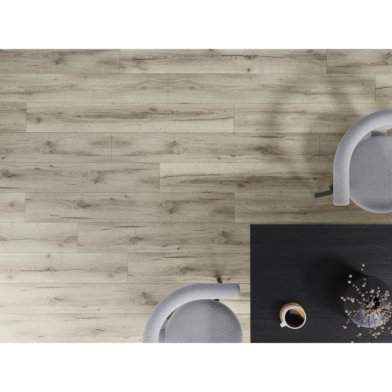 Mexen Wirginia Muster von Vinylpaneelen SPC 6,5 mm, IXPE-Unterlage 1,5 mm, 4 V-Fuge, Eiche - F1005-S