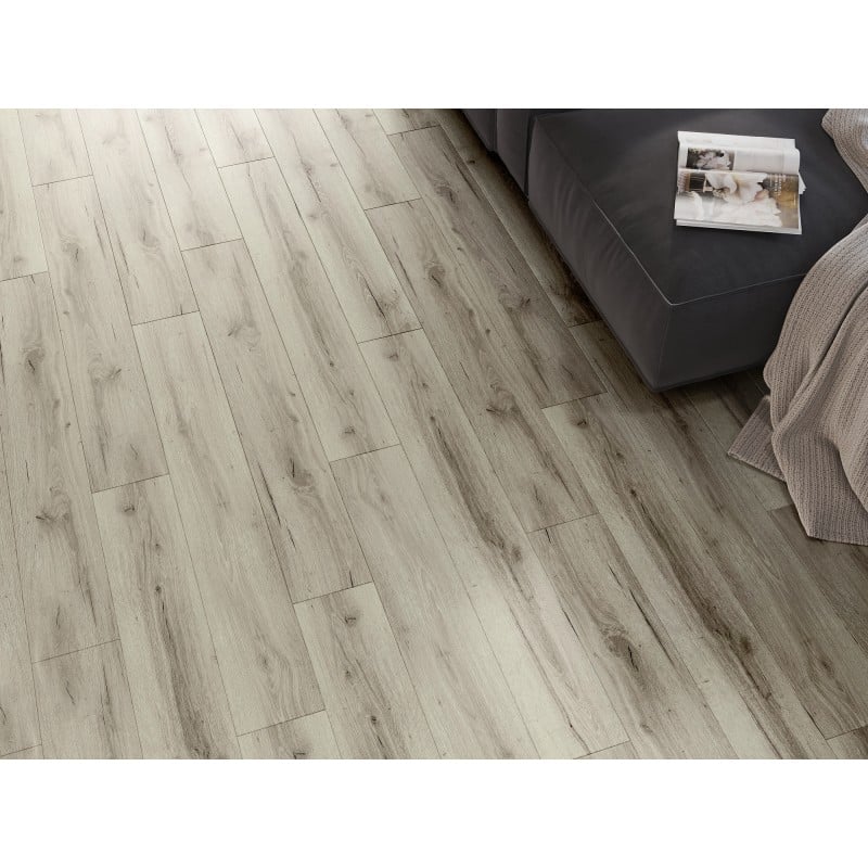 Mexen Wirginia Muster von Vinylpaneelen SPC 6,5 mm, IXPE-Unterlage 1,5 mm, 4 V-Fuge, Eiche - F1005-S