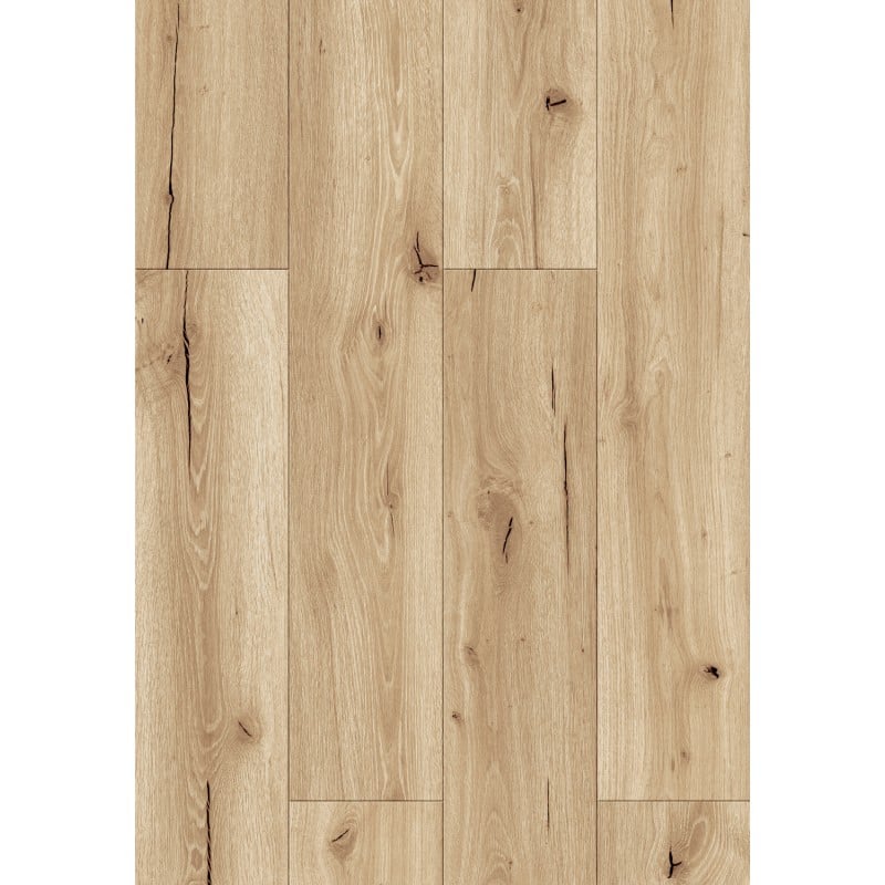 Mexen Buffalo Probe von SPC-Vinylpaneelen 6,5 mm, IXPE-Unterlage 1,5 mm, 4 V-Fuge, Eiche - F1007-S