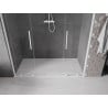 Mexen Velar L Duo Schiebeduschtüren 200 cm, transparent, weiß - 871-200-003-02-20