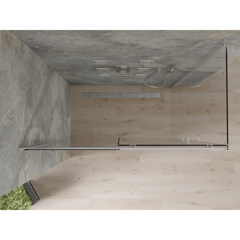 Mexen Omega 150 x 70 cm Schiebeduschkabine, transparent, Chrom - 825-150-070-01-00